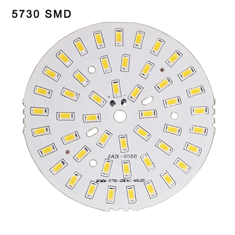 10pcs/lot 3W 7W 12W 18W 24W 36W 5730 Brightness SMD lamp Bead Board Led Lamp Panel For Ceiling PCB With LED downlight ► Photo 1/3