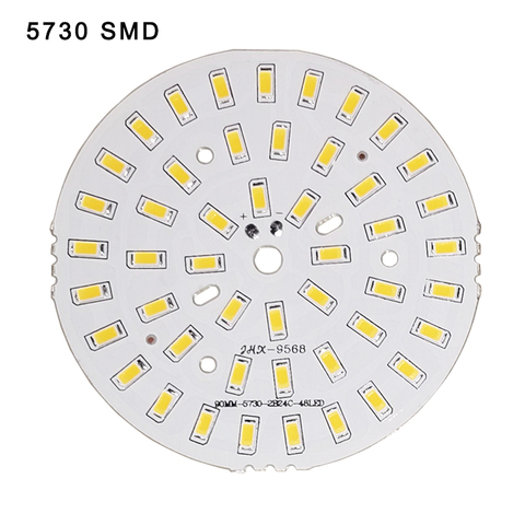 10pcs/lot 3W 7W 12W 18W 24W 36W 5730 Brightness SMD lamp Bead Board Led Lamp Panel For Ceiling PCB With LED downlight ► Photo 1/3