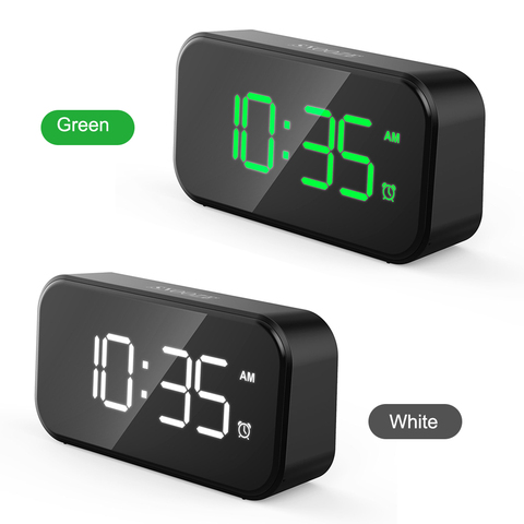 Alarm Clock 6 Brightness Adjustment Table Clock 2 Time Display Dual Digital Alarm Clock with Snooze Electronic Desk LED Clocks ► Photo 1/6