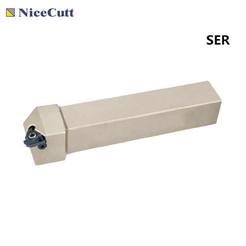 Thread Cutter SER 1212/ 1616 H16/2022 K16 External Threading Turning Tool Holder Cutting Tools 20*20*250mm For 16ER Inserts ► Photo 1/2