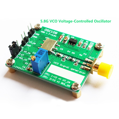 Low Cost RF Microwave VCO Voltage Controlled Oscillator 5.8GHz VCO Signal Generator Module ► Photo 1/3