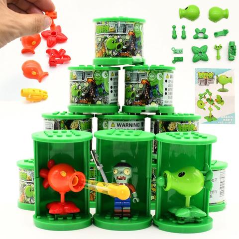 16 Sets Plants vs Zombies Building Bricks Blocks Kids Children Toys Game Gift 