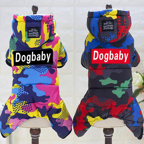 2022 Pet Dog Clothes Winter Warm Dog Windproof Coat Thicken Pet Clothing For Dogs Costume Jumpsuit Hoodies Jacket Pet Supplies ► Photo 1/6