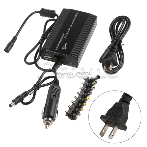 DC In Car Charger Notebook Universal AC Adapter Power Supply For Laptop 100W 5A  Drop shippingWholesale dropshipping ► Photo 1/2