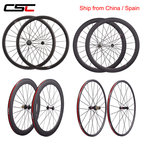 Super Light R13 Ceramic Carbon Bicycle Wheelset 24 38 50 60 88mm Clincher Tubular Tubeless Road Bike Wheels AS511SB FS522SB Hub ► Photo 1/6
