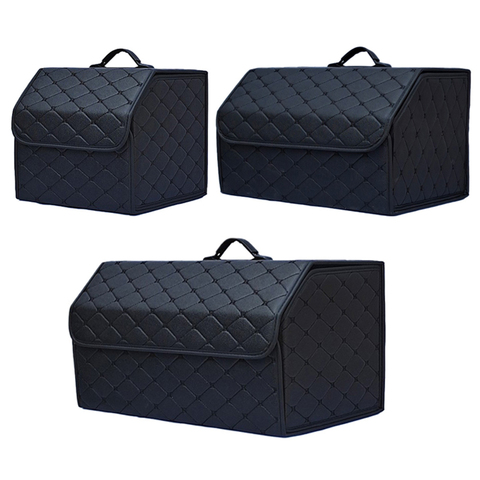 Multipurpose Collapsible Car Trunk Storage Organizer With Lid Portable Car Storage Bag Car Trunk Organizer ► Photo 1/6