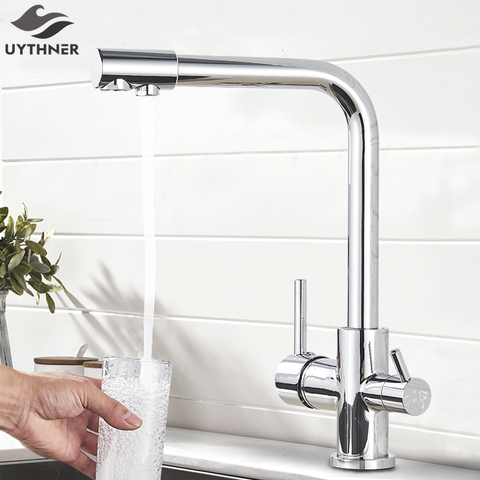Water Filter Faucet Kitchen Faucet Drinking Water Tap Rotatable Water Purification Feature Taps For Kitchen Sink Mixer Cranes ► Photo 1/6