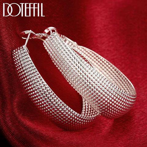 DOTEFFIL New 925 Sterling Silver Earring Women Earrings For Wedding Gift Fine Europe Jewelry Christmas Gift Engagement Party ► Photo 1/6