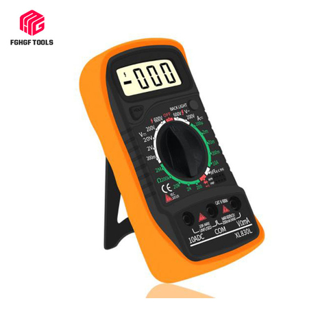 Portable Digital AC/DC mastech Electrical Multimeter Backlight Ammeter Voltmeter Ohm Tester Meter Handheld LCD Multimetro ► Photo 1/6