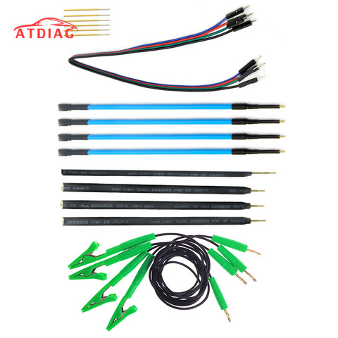 4pcs/Set Probe Pens 4pcs Pins With Connect Cable Replacement LED BDM FRAME OBD2 Programming For KTAG/KESS ECU Board ► Photo 1/6