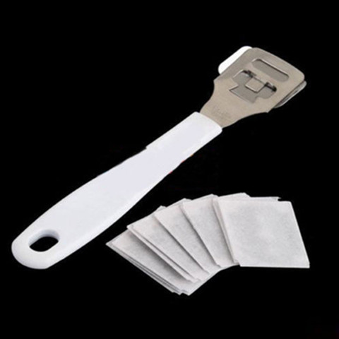 New Stainless Steel Foot Skin Shaver Corn Cuticle Cutter Remover Rasp  Pedicure File Foot Callus Blades Foot Care Tool
