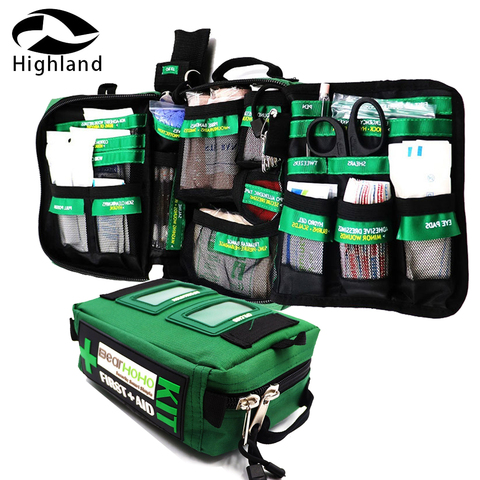 165-Piece Emergency Medical Rescue First Aid Kit Bag  for  Workplace Outdoors Car Luggage Adventure Trips Hiking Survival Kits ► Photo 1/6