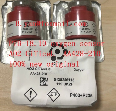 Free Shipping 1PCS the UK CITY Oxygen sensors AO2 ptb-18.10 ao2 CiTiceL oxygen sensor ao2 ptb-18.10 AAY428-210 NEW STOCK ► Photo 1/3
