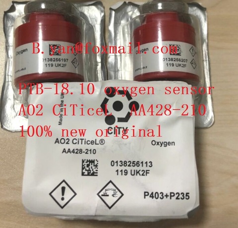 Free Shipping 1PCS the UK CITY Oxygen sensors AO2 ptb-18.10 ao2 CiTiceL oxygen sensor ao2 ptb-18.10 AAY428-210 NEW STOCK ► Photo 1/3