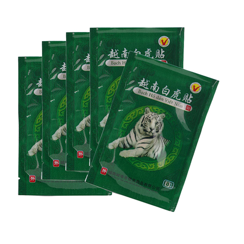 40pcs White Tiger Balm Vietnam Pain Plaster Pain Relief Dehydration pain rheumatism Muscle Arthritis Neck Meridians Patch ► Photo 1/6