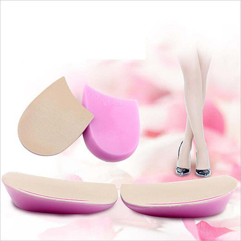 1Pair Orthopedic Insoles Shoe Inserts Medial & Lateral Heel Wedge Lift Silicone Pads Corrective O/X Type Leg for Women/Men ► Photo 1/6