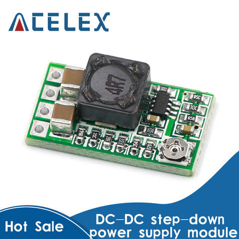 Ultra-Small Size DC-DC Step Down Power Supply Module 3A Buck Converter Adjustable 1.8V 2.5V 3.3V 5V 9V 12V ► Photo 1/6