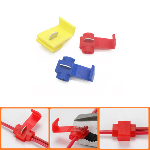 Car Wire Connector Quick Terminals Clip Breaking Wire Terminal Blocks Piercing Lock Wire Electrical Cable Connectors ► Photo 1/6