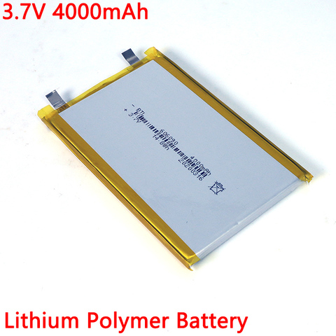 Polymer lithium battery  606090 3.7V 4000mAh Large capacity Tablet computer, Mobile power supply DIY batteries ► Photo 1/6
