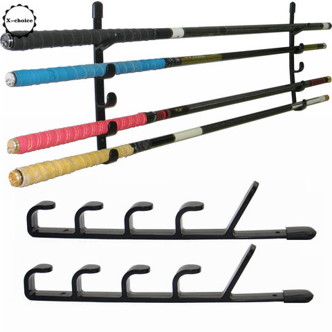 2pcs/lot Horizontal Ceiling Rack For Fishing Rod Storage Pole Reel Wall Mount Rack Holder ► Photo 1/6