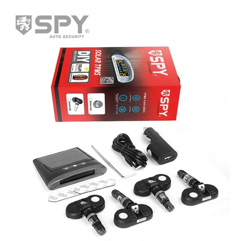 Hot selling in SA  SPY V10 solar power TMPS tire pressure monitoring system with internal sensor ► Photo 1/5
