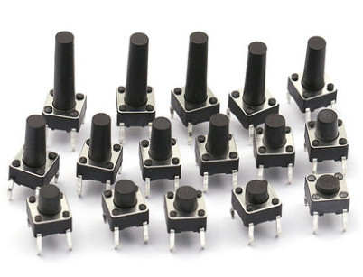 1000pcs 4Pin 6*6 Micro Tact Push Button Switches DIP 6x6x4.3/5/8/10/12/15 MM 4.3mm 5mm 8mm 10mm 12mm 15mm ► Photo 1/1