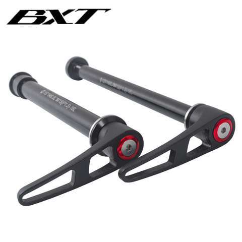 Bicycle alloy Thru axle Skewer 100*15mm Quick Release Bucket Shaft lever for MTB BMX Mountain Bike Aluminum skewers for fork ► Photo 1/6