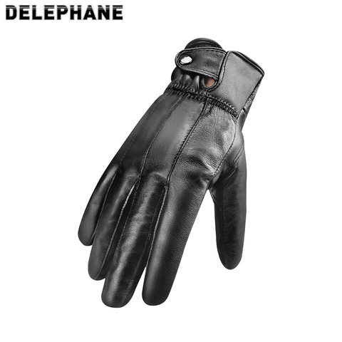 Fashionable Leather Gloves Women Basic Waterproof Black Driving Gloves Military Tactical Army Bicycle Motorcycle Gloves ► Photo 1/6