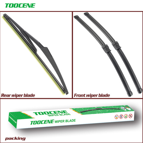 Front And Rear Wiper Blades For Peugeot 407 2004-2010 Windshield Wiper Auto Car Styling 28+28R+12 ► Photo 1/5