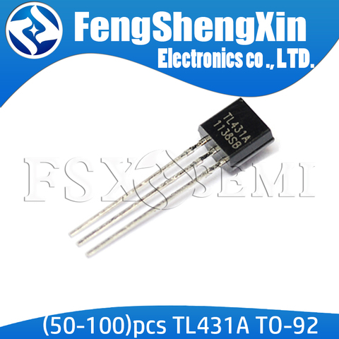 (50-100)pcs/lot TL431 TL431A TL431 TO-92 Regulator Tube Triode ► Photo 1/2