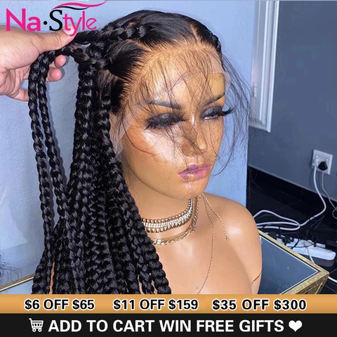 Straight Lace Front Human Hair Wigs Pre Plucked Bleached Knots Wigs Full Lace Hair Wigs Brazilian Glueless Remy Hair 130 Nastyle ► Photo 1/6
