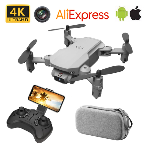 RC Drone UAV Quadrocopter with Camera 4K HD WIFI FPV One-Key Return Remote Control Dron Helicopter Foldable Global Popular Toy ► Photo 1/6