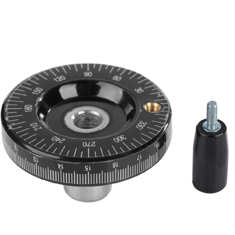 Promotion! 63mm Solid Hand Wheel Scale Hand Wheel Mechanical Parts Bakelite Machine Handle Calibrated Handwheel ► Photo 1/6