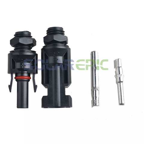 1Pair Waterproof Solar Panel Connector Male+Female Wire Cable Connectors IP67 Conectores Cable Solar Panel ► Photo 1/3