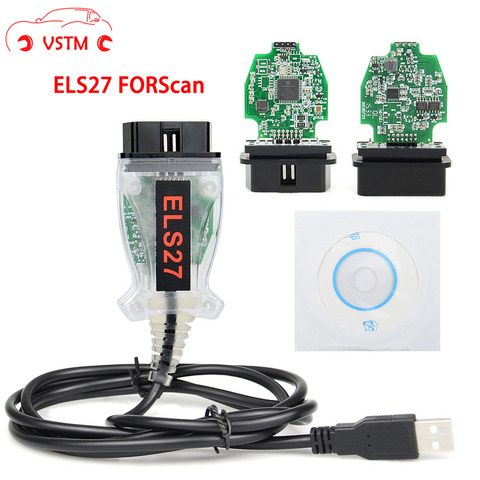 VSTM Auto USB Cable ELS27 FORScan Scanner OBD2 Code Reader Diagnostic Cable For F-ord/M-azda/Lin-co-ln/Mer-cury ELS27+FTDI Chip ► Photo 1/6