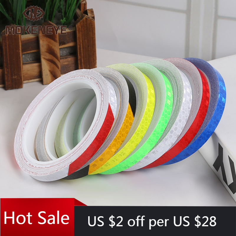 Reflective Stickers for Bicycle Adhesive Tape for Bike Safety Bike AccessorHFUK 