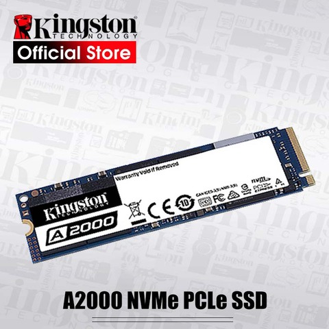 Kingston Internal Solid State Hard Disk 250G 500G 1TB  A2000 NVMe PCIe M.2 2280 SSD NVMe SSD For PC Notebook Ultrabook ► Photo 1/6