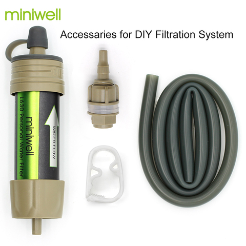 miniwell Outdoor Portable Survival Water Purification Purifier can drink water directly for camping emergency kit ► Photo 1/6