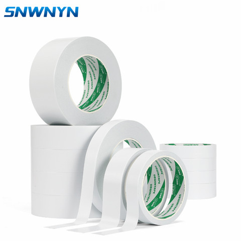 18M White Double Sided Tape Mounting Tape Ultra-thin Strong Adhesive Width 3mm 5mm 6mm 8mm 10mm 12mm 15mm 20mm 24mm 30mm 1 Roll ► Photo 1/6