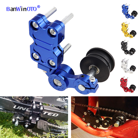 Universal Aluminum Alloy Brand New Adjuster Chain Tensioner Roller For Motorcycle /Chopper ATV Black/Red/Silver/Blue/Gold ► Photo 1/6