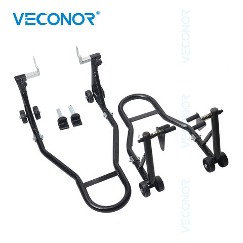 Motorcycle Stands Full Set Front & Rear Wheel Support Frame Tire Repair Tools Motorbike Stands Swingarm Lift for Wheel Repairing ► Photo 1/1