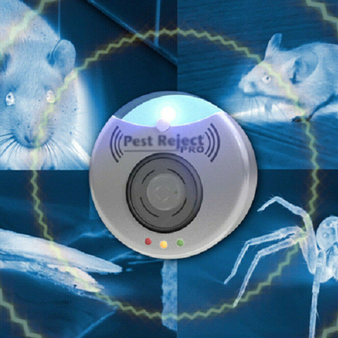 Electronic Mosquito Repellent Pest Reject Pro Ultrasonic Repeller Bed Bug Mites Spider Defender Roaches ► Photo 1/6