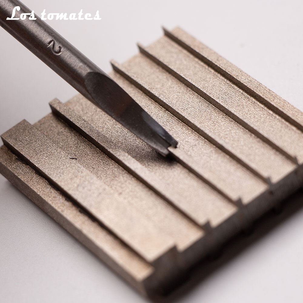 Double side Repair tool for Sharpening Knife Sharpeners Wide Shovel Cutting Leather Thinner Edge Skiving Tool Leathercraft ► Photo 1/5
