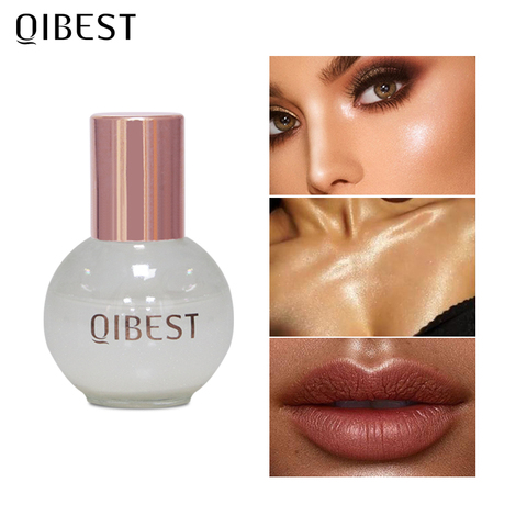 QIBEST Newest Liquid Highlighter Bronzer Illuminating Face Shimmer Brighten Glow Highlighter Contouring Makeup Primer Cosmetics ► Photo 1/6