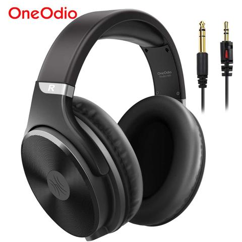 Oneodio Monitoring Studio HIFI Headset Over Ear Wired Headphone Professional Studio DJ Headphones For Mixing Recording ► Photo 1/6