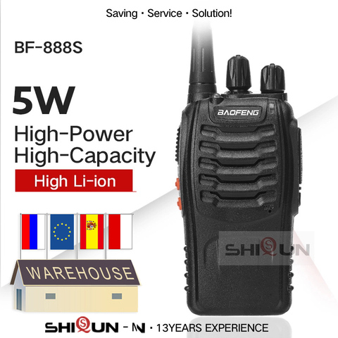 BF-888S UHF Walkie Talkie Transceiver 5W Handheld Two-way Ham Radio