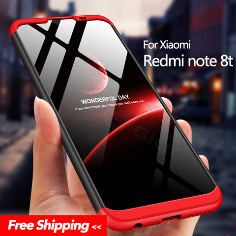 GKK for Xiaomi Redmi Note 8T 5 7 8 Pro Case Full Protection Anti-knock 3 in 1 Hard Cover Case For Xiaomi Redmi Note 8 8t Pro ► Photo 1/6