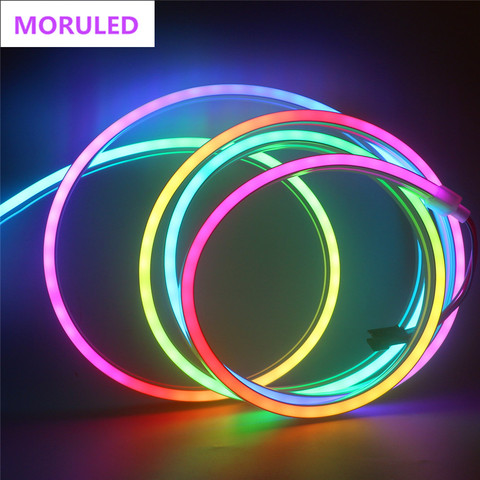 WS2812B LED Neon Strip Rope Tube Light  WS2812 Individually Addressable Smart Flexible Silica Gel Soft Lamp Tube IP67 Waterproof ► Photo 1/6