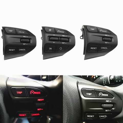 Steering Wheel Button For KIA K2 RIO 2017 2022 RIO X LINE Buttons Bluetooth Phone Cruise Control Volume96720-H8520 ► Photo 1/6
