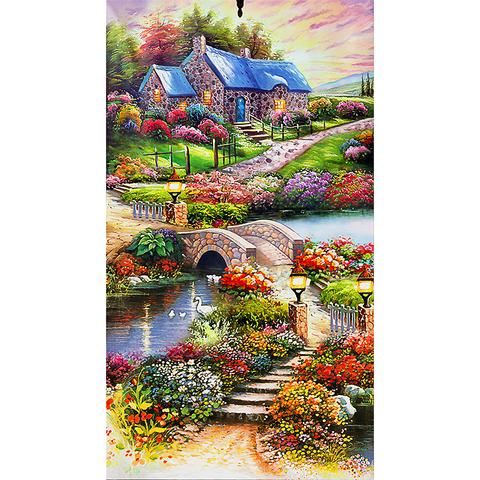 Countryside 5D Diy Full Drill Special Shaped Diamond Painting Cross Ctitch Kits Diamond Painting Mosaic Embroidery Painting Art ► Photo 1/6